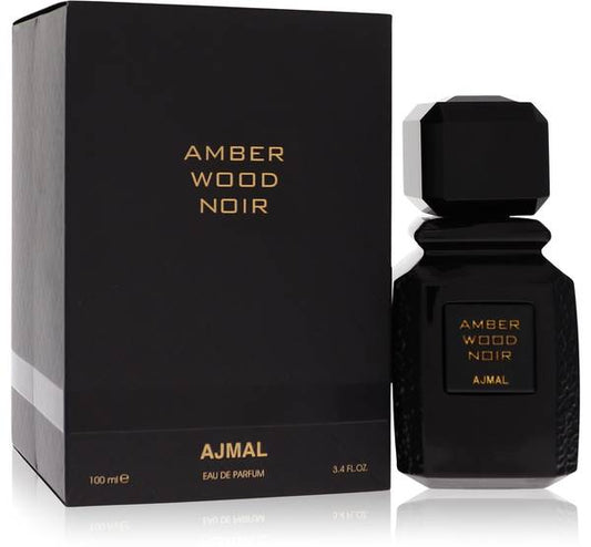 Ajmal Amber Wood Noir EDP fragrance bottle