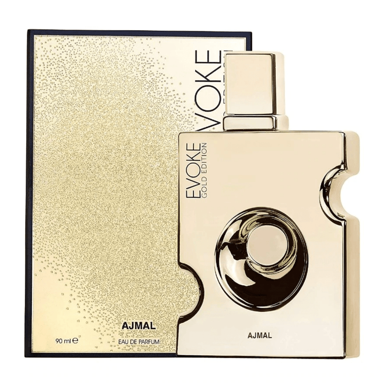 Ajmal Evoke Gold EDP fragrance bottle