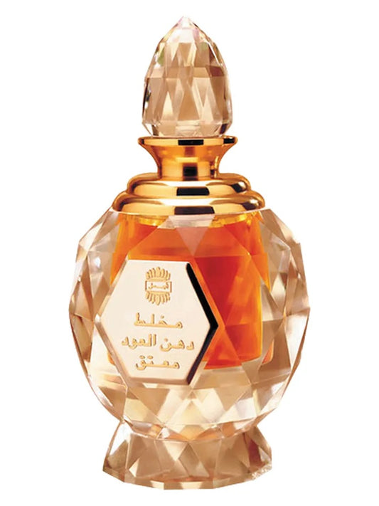 Ajmal Mukhallat Dahn Al Oudh Moattaq fragrance bottle