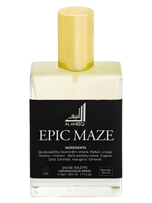 Al Aneeq Epic Maze fragrance bottle