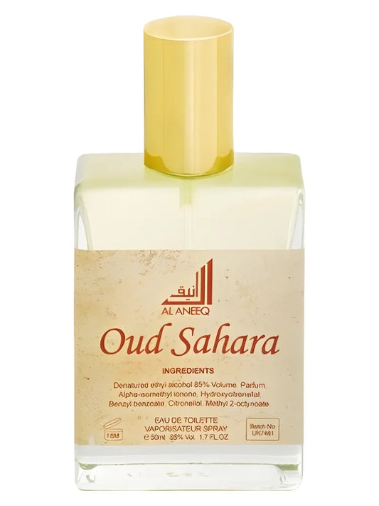 Al Aneeq Oud Sahara fragrance bottle