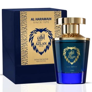 Al Haramain Azlan Oud Bleu Edition EXTRAIT fragrance bottle