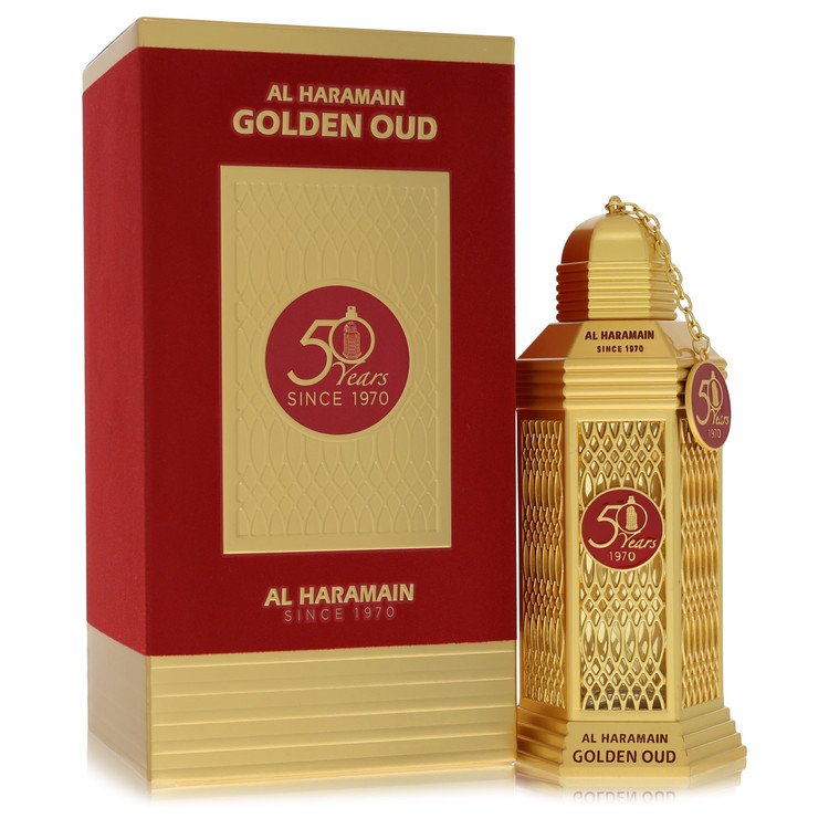 Al Haramain Golden Oud EDP fragrance bottle