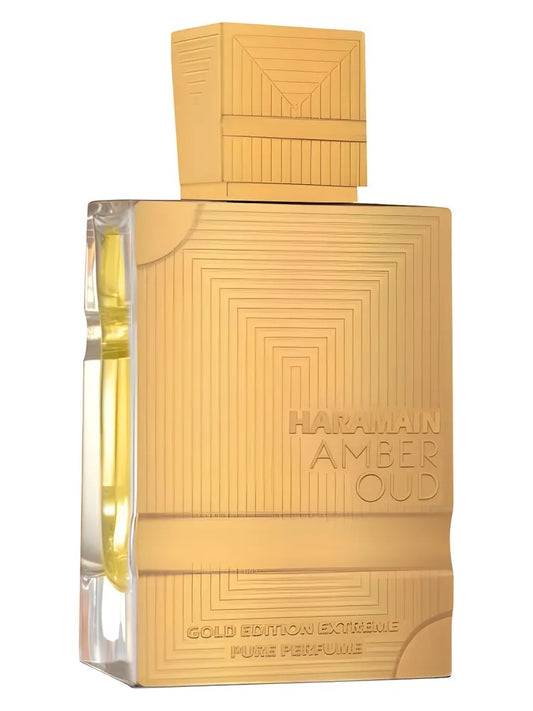 Al Haramain Perfumes Amber Oud Gold Edition Extreme Pure Perfume fragrance bottle
