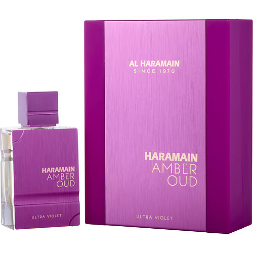 Al Haramain Perfumes Amber Oud Ultra Violet fragrance bottle