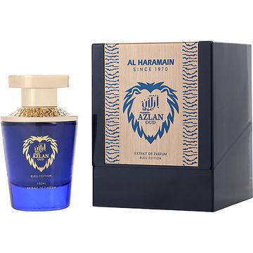 Al Haramain Perfumes Azlan Oud Blue Edition fragrance bottle