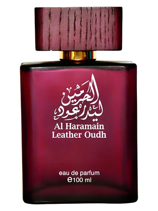 Al Haramain Perfumes Leather Oudh fragrance bottle
