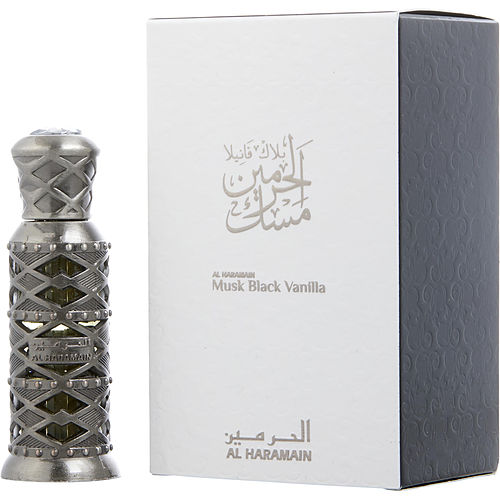 Al Haramain Perfumes Musk Black Vanilla fragrance bottle