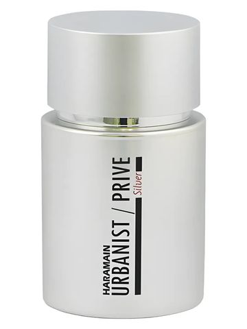 Al Haramain Perfumes Urbanist Prive Silver fragrance bottle