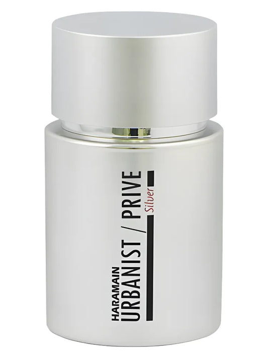 Al Haramain Perfumes Urbanist Prive Silver fragrance bottle
