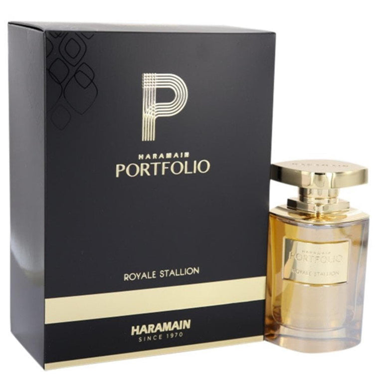 Al Haramain Portfolio Royale Stallion EDP fragrance bottle