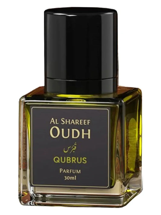 Al Shareef Oudh Qubrus fragrance bottle