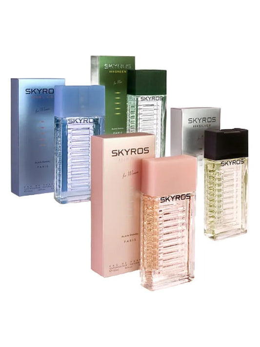 Alain Daniel Skyros Green fragrance bottle
