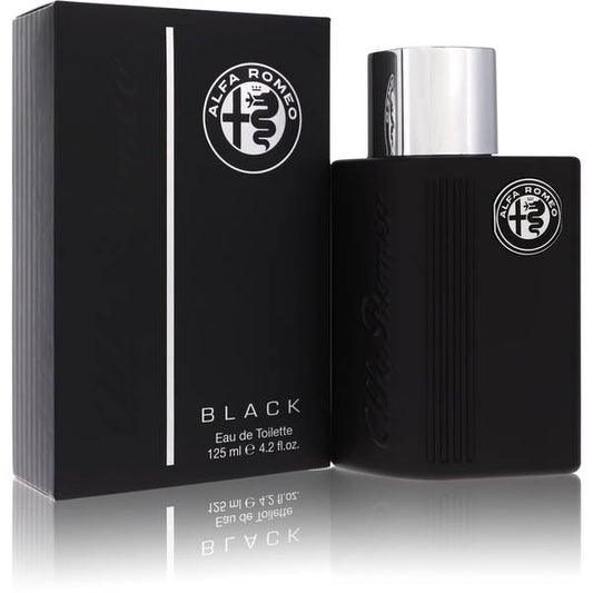 Alfa Romeo Black EDT fragrance bottle