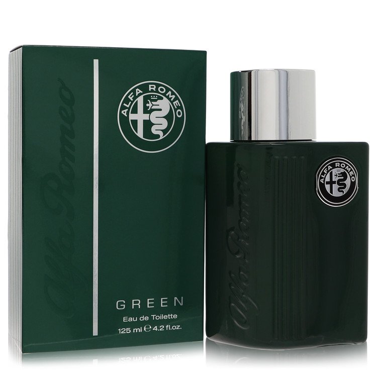 Alfa Romeo Green EDT fragrance bottle