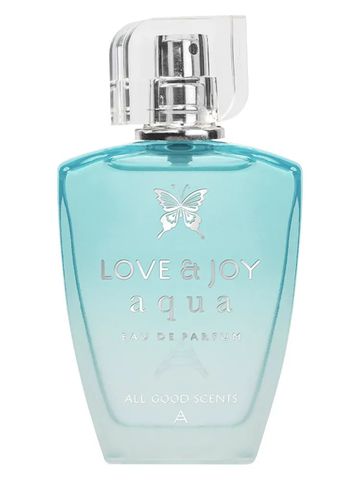 All Good Scents Love & Joy Aqua fragrance bottle