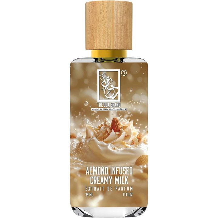 The Dua Brand Almond Infused Creamy Milk fragrance bottle