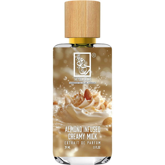 The Dua Brand Almond Infused Creamy Milk fragrance bottle