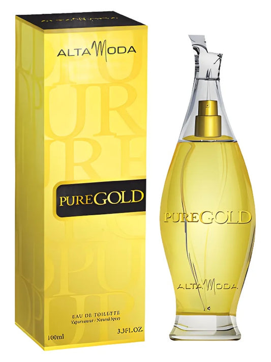 Alta Moda Pure Gold fragrance bottle