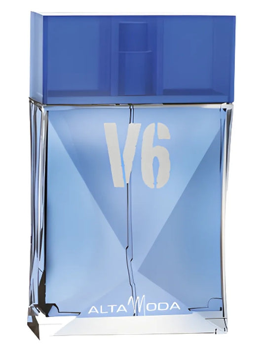Alta Moda V6 fragrance bottle