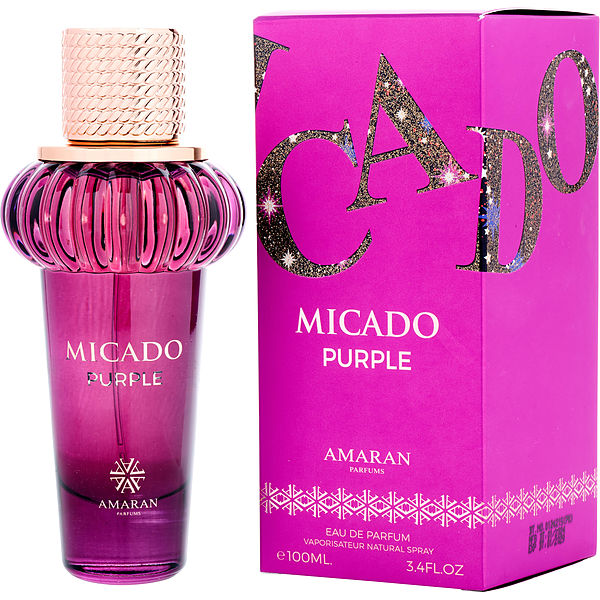 Amaran Micado Purple EDP fragrance bottle