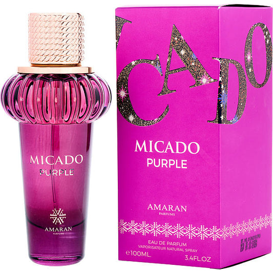 Amaran Micado Purple EDP fragrance bottle