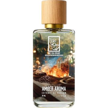 The Dua Brand Amber Aroma fragrance bottle