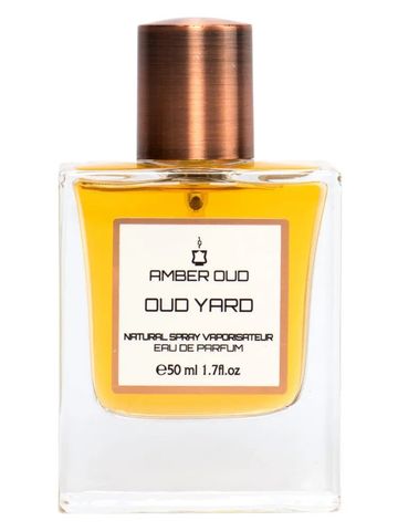 Amber Oud Oud Yard Eau De Parfum fragrance bottle