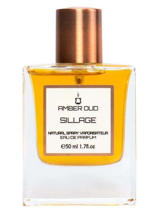 Amber Oud Sillage fragrance bottle