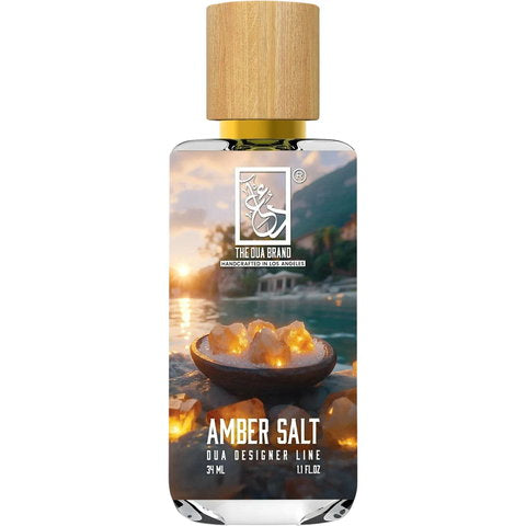 The Dua Brand Amber Salt fragrance bottle