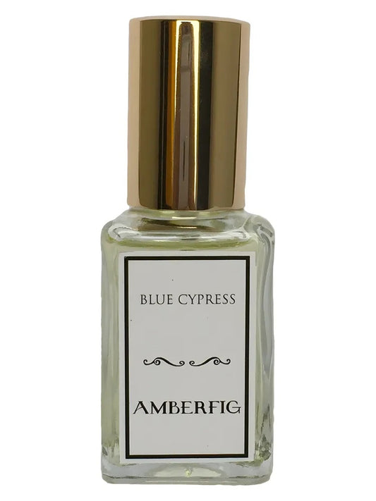 Amberfig Blue Cypress fragrance bottle