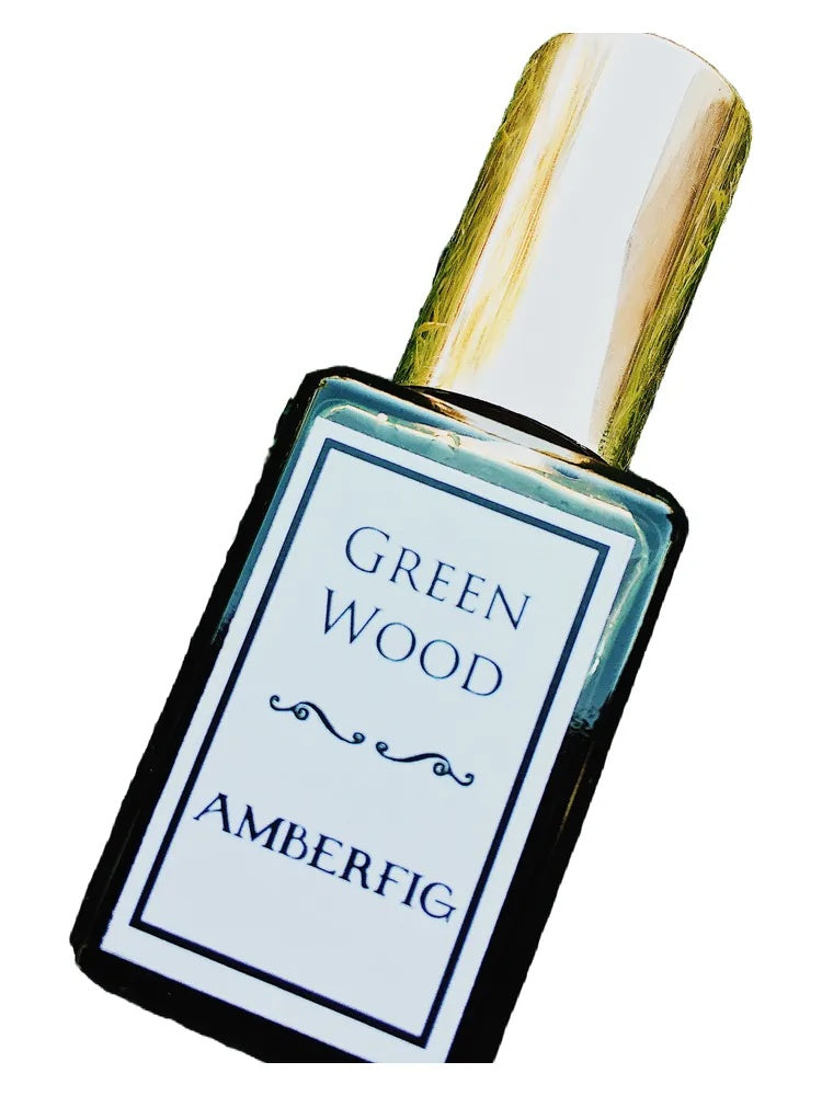 Amberfig Green Wood fragrance bottle