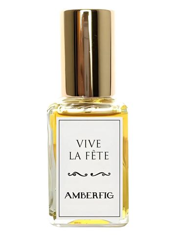 Amberfig Vive La Fête fragrance bottle