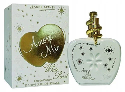 Amore Mio White Pearl EDP fragrance bottle