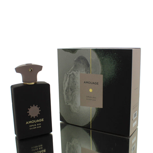 Amouage Library Opus Xiii Silver Oud EDP fragrance bottle