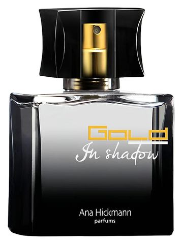 Ana Hickmann Gold in Shadow fragrance bottle