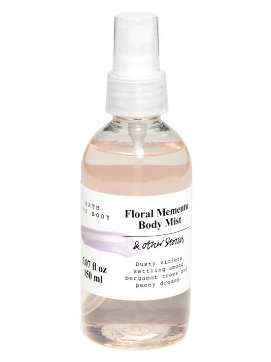 And Other Stories Floral Memento Body Mist fragrance bottle