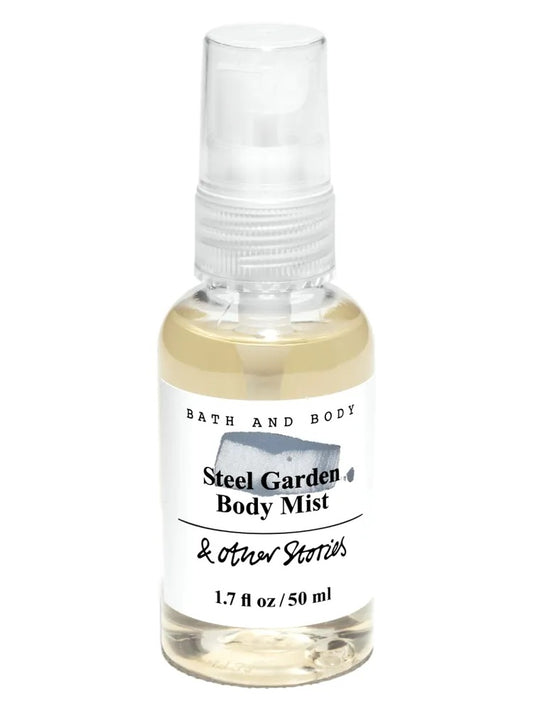 And Other Stories Steel Garden Body Mist fragrance bottle