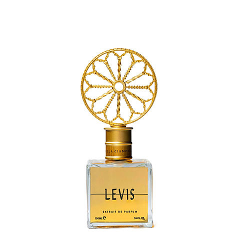Angela Ciampagna Levis fragrance bottle