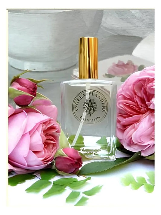 Angela Flanders Moroccan Rose fragrance bottle
