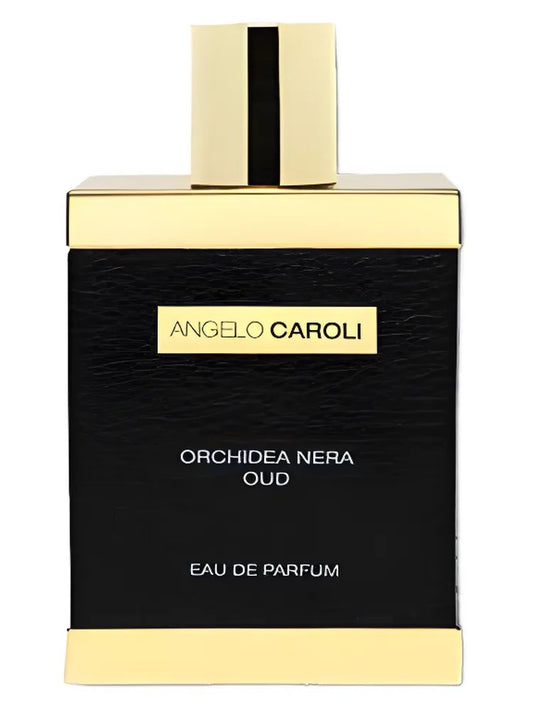Angelo Caroli Orchidea Nera Oud fragrance bottle