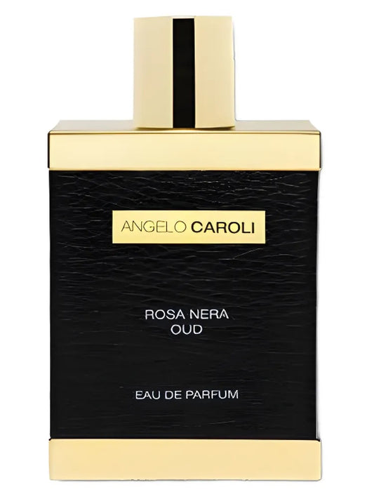 Angelo Caroli Rosa Nera Oud fragrance bottle