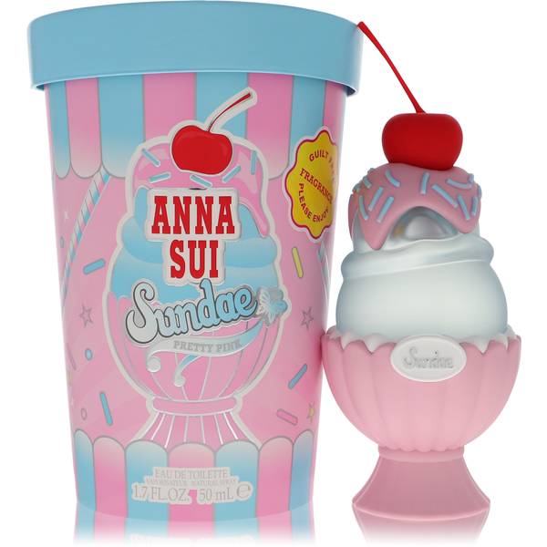 Anna Sui Sundae Pretty Pink EDT fragrance bottle