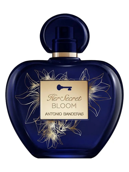 Antonio Banderas Her Secret Bloom fragrance bottle