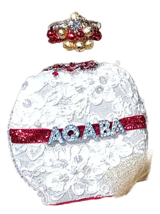 Aqaba The Wedding: White fragrance bottle