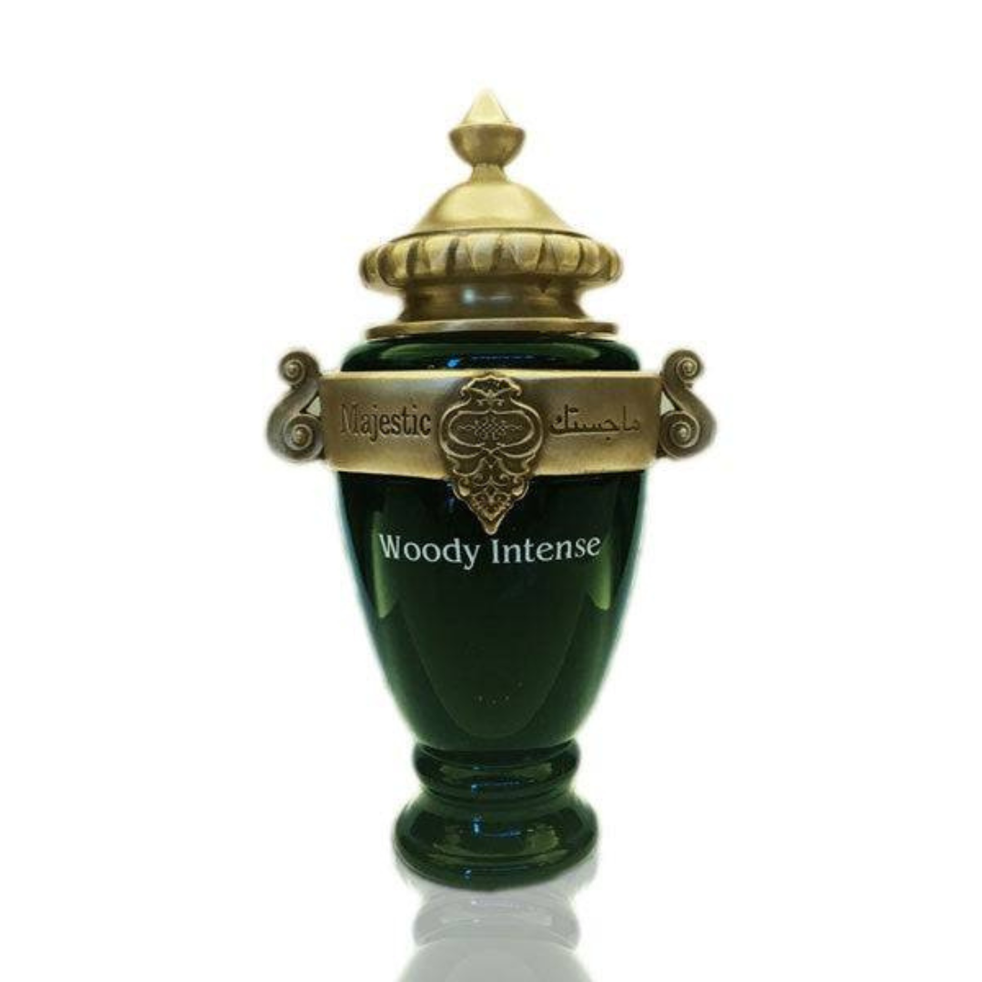 Arabian Oud Majestic Woody Intense EDP fragrance bottle
