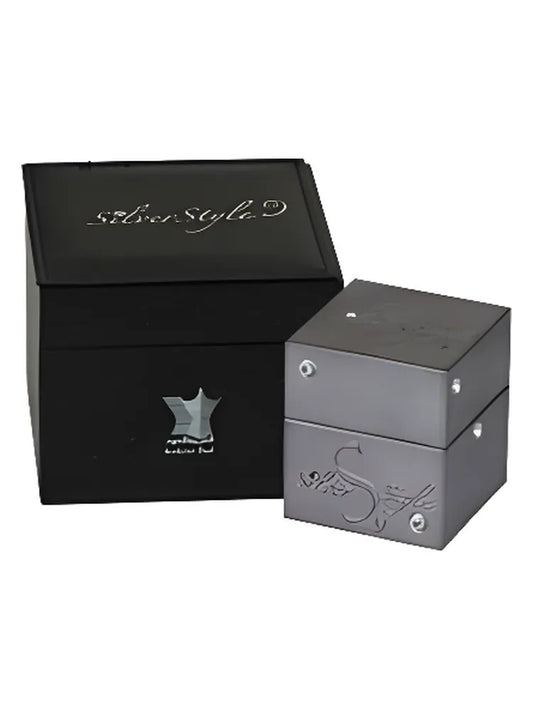 Arabian Oud Silver Style fragrance bottle