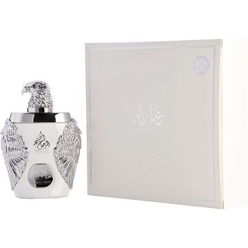 Ard Al Khaleej Ghala Zayed Luxury Silver EDP fragrance bottle