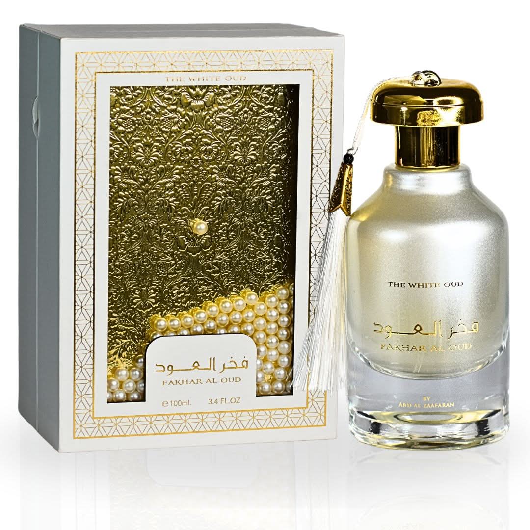 Ard Al Zaafaran Fakhar Al Oud The White Oud EDP fragrance bottle