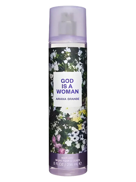 Ariana Grande God Is A Woman Body Mist fragrance bottle